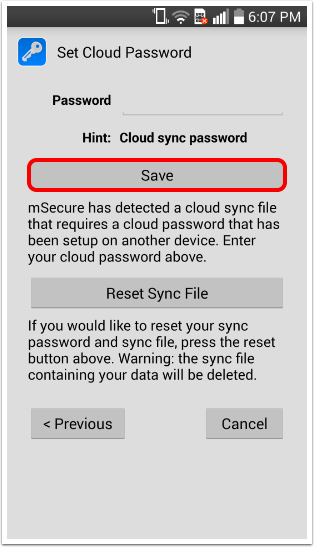 msecure sync